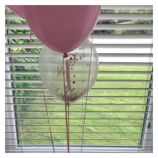 1st birthday balloons