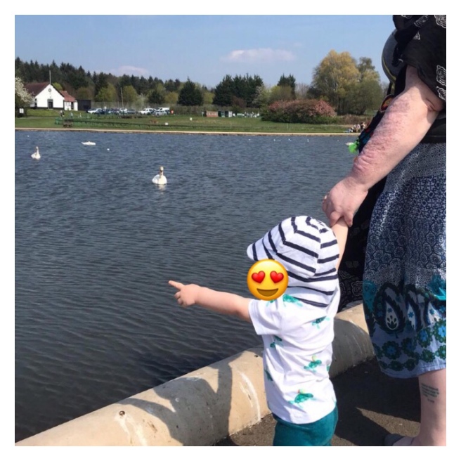 Duck spotting with the baba 
